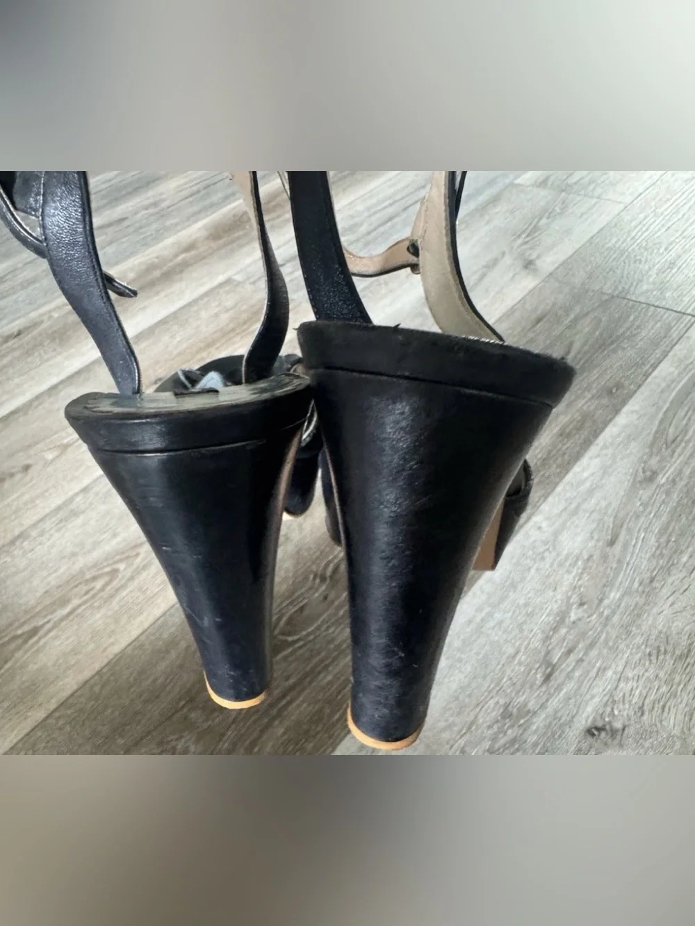 Marc Jacobs Black Butterfly Women's Shoes Platform Heels Size 10M Italy